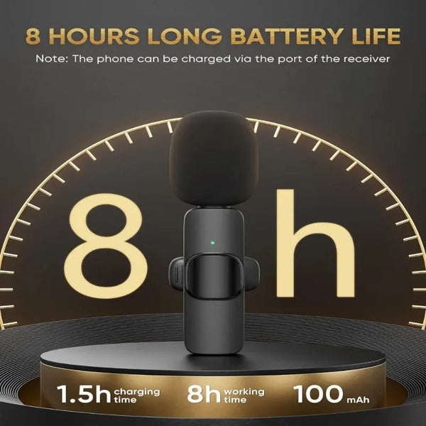 Mini Wireless Microphone Duo