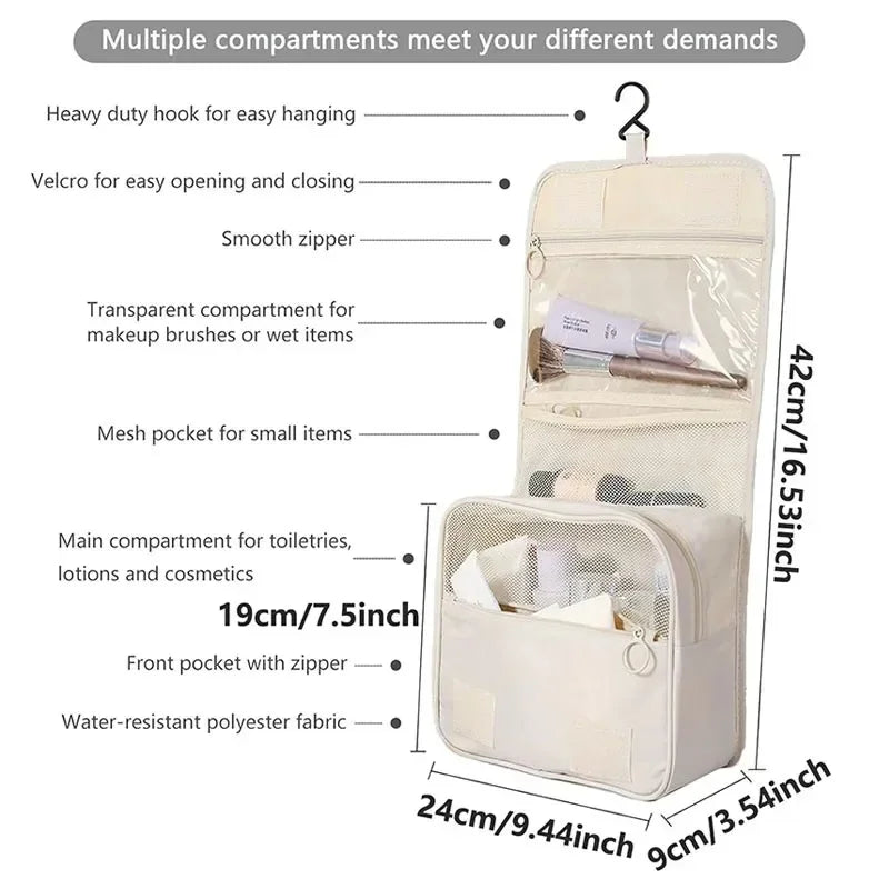 Chic Travel Makeup Organizer