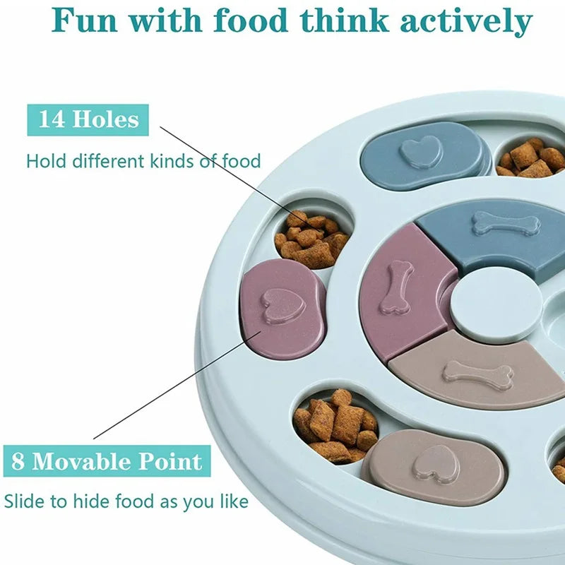 Interactive Dog Feeding Bowl