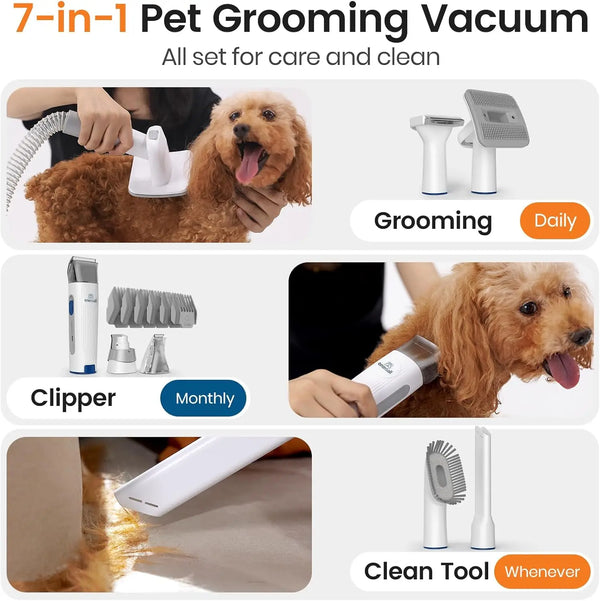 Pet Grooming Vacuum Kit