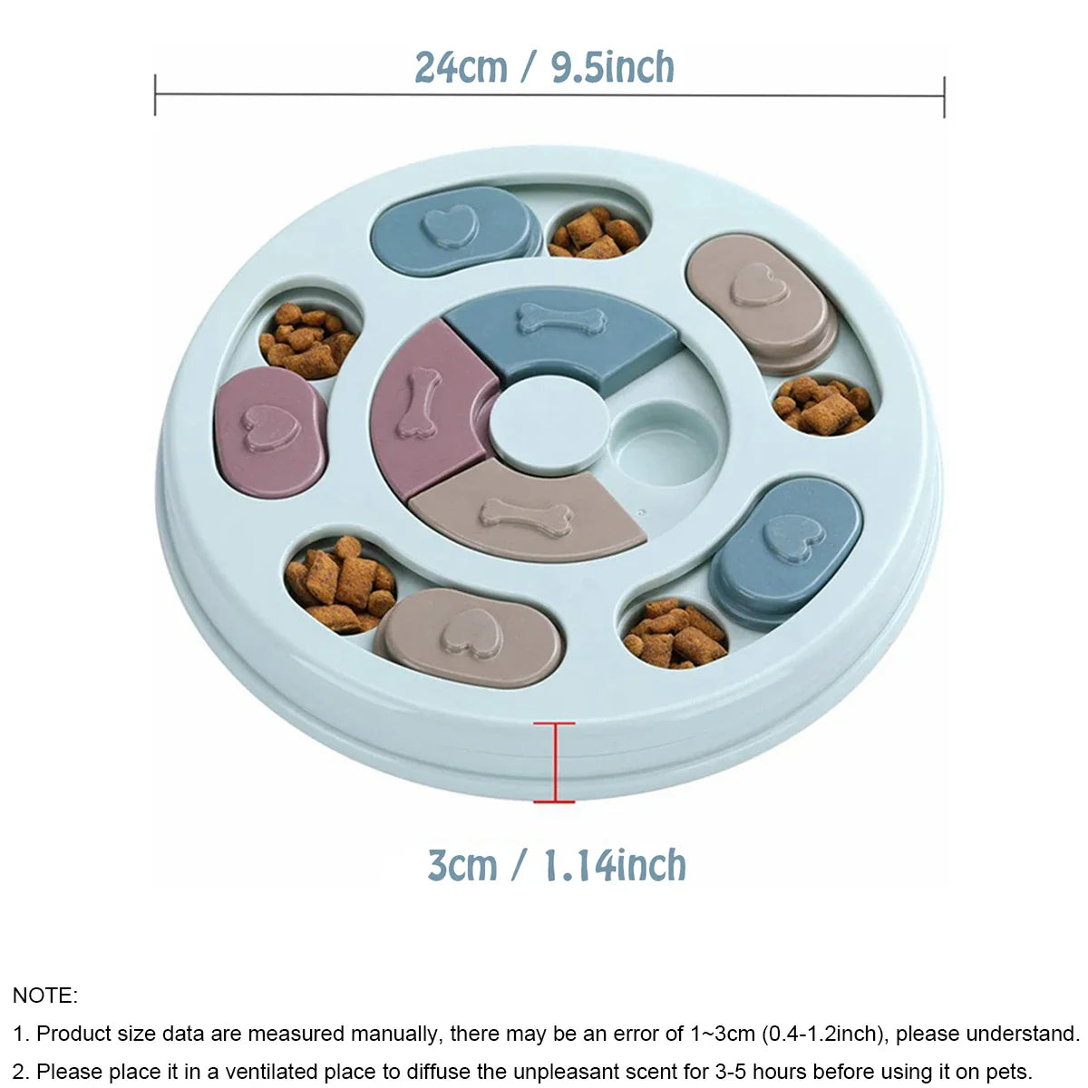 Interactive Dog Feeding Bowl